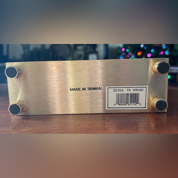 Vintage Bulova B1704 T6 Quartz Mantel Clock w Pendulum - Picture 9 of 12